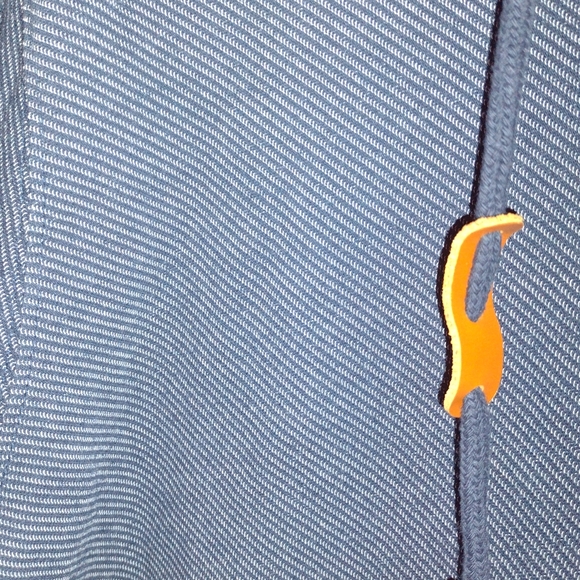 NWT Bowen & Wright 100% Cotton Hoodie Navy Striped Men's XL - Picture 4 of 9